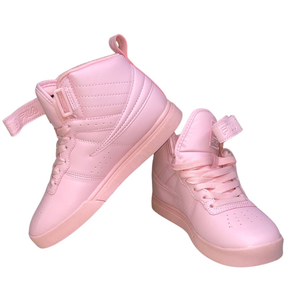 FILA size 6 baby pink high top women or girls!